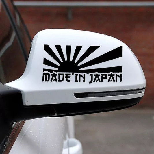 JDM Japanese made in japan wing mirror decals