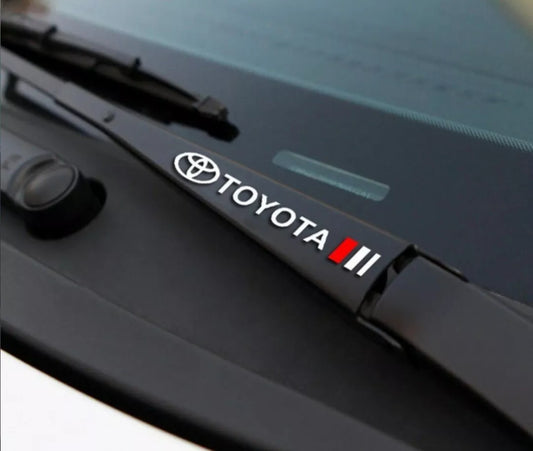 Toyota Wing Mirror Window Glass wiperblade Decals Stickers for car x2