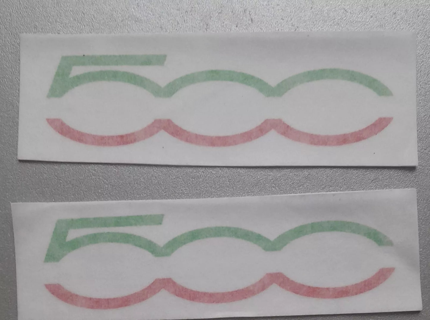 Fiat 500 Logo Side Skirt Stickers 500c Decal Abarth Sporting Graphic Stripe x2