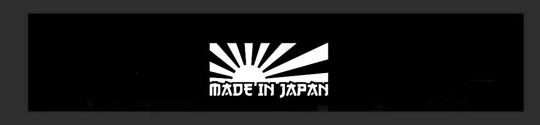 Rising Sun Flag JDM Japanese Car Windscreen Banner Sunstrip Vinyl Decal Sticker