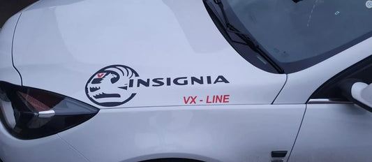 VX LINE DECAL STICKERS x 2 VAUXHALL INSIGNIA vxr VX04