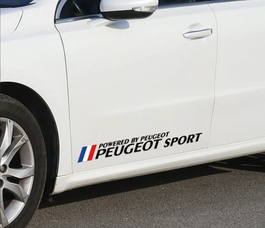 Peugeot sport universal side racing stripes graphics stickers decals vinyl SPORT