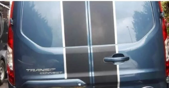 FORD TRANSIT CUSTOM SPORT ONLY REAR DOOR KIT DECAL STRIPES STICKERS RACING