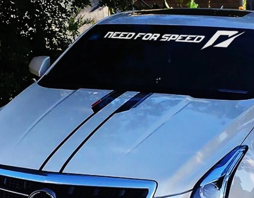 Need For Speed JDM Sunstrip Banner Windshield Car Decal