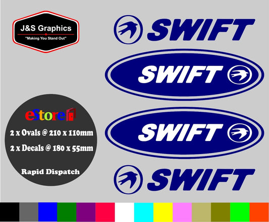 SWIFT OVAL DECALS