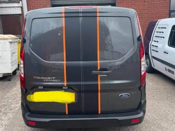 FORD TRANSIT CUSTOM SPORT ONLY REAR DOOR KIT DECAL STRIPES STICKERS RACING