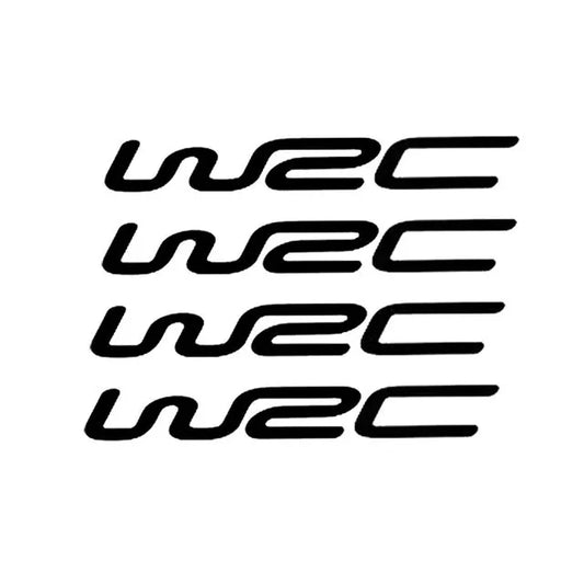 WRC World Rally LOGO Car Vinyl Stickers / Decals Door Sill Bumper Window x2