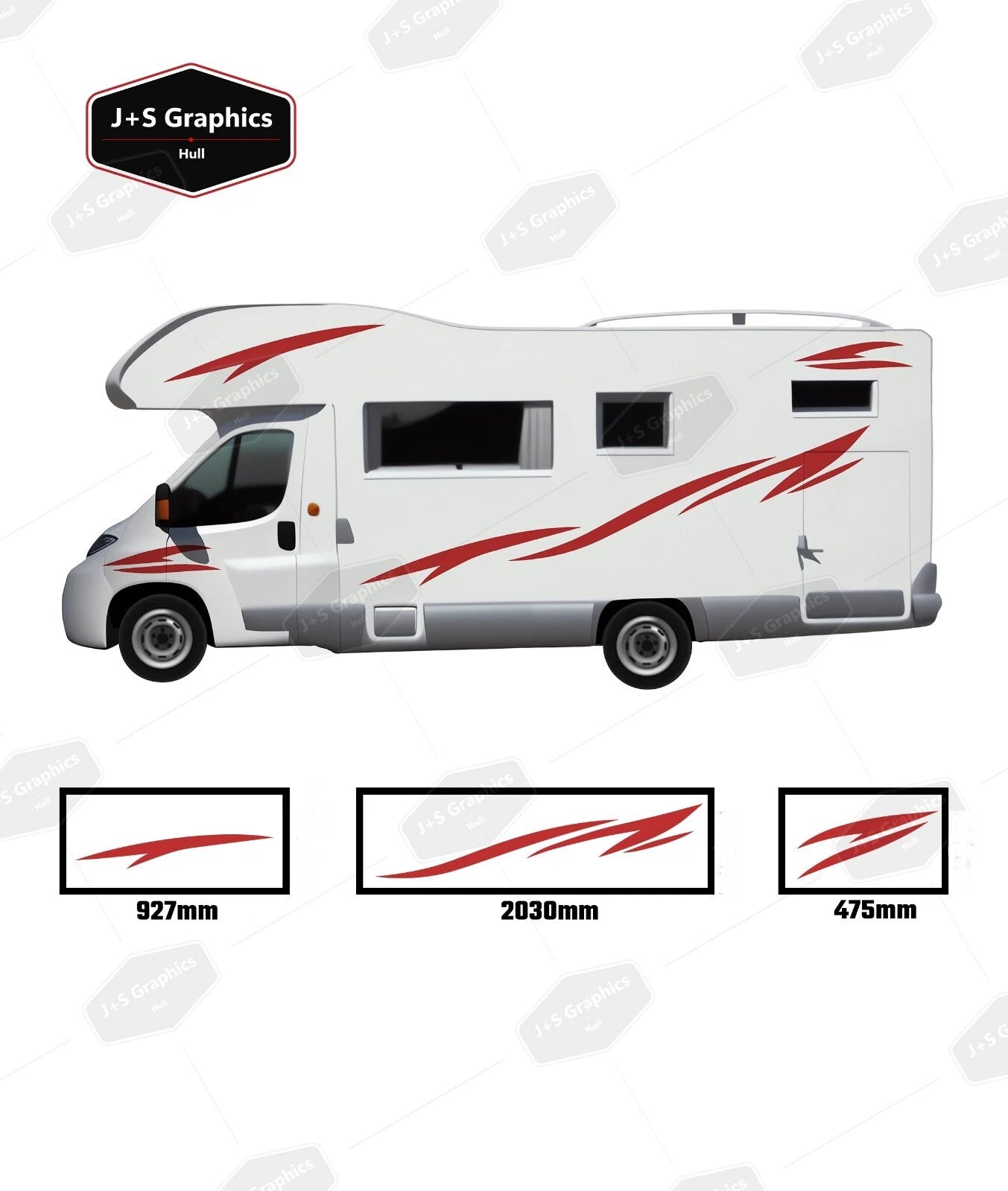 MOTORHOME GRAPHICS STICKERS DECALS CAMPER VAN CARAVAN HORSEBOX  03