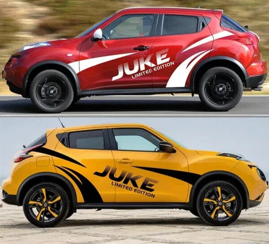 NISSAN JUKE Decals / Stickers left and Right side stripes