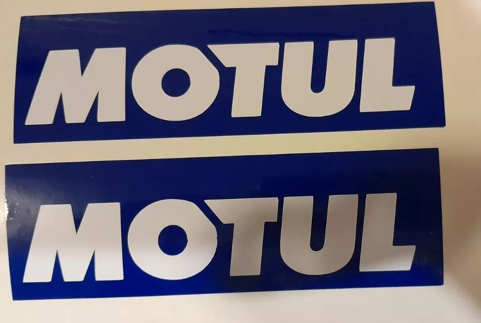 MOTUL sticker/decal x2 motor oil rally racing vinyl graphic decal car