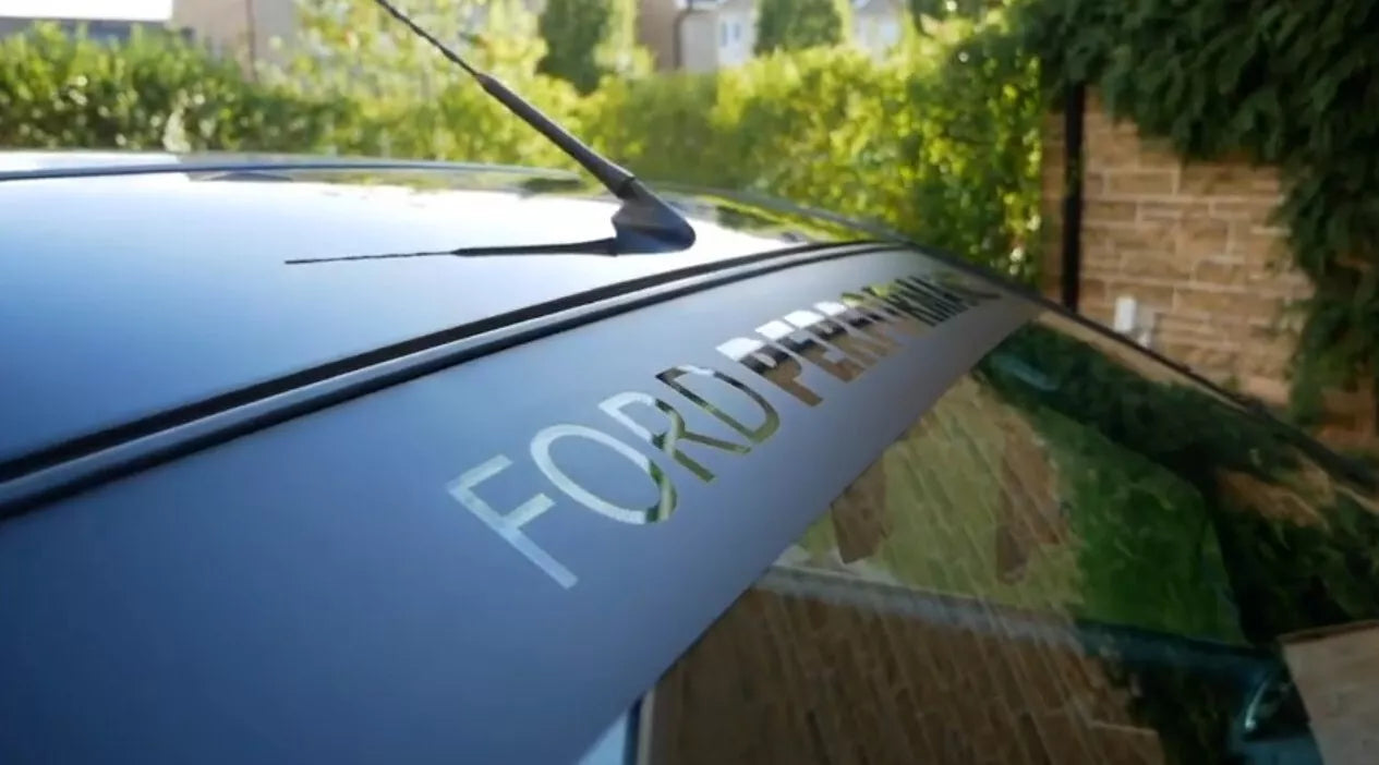 Performance Universal Sunstrip for Ford Fiesta Focus Mondeo Strip Cut Out Words