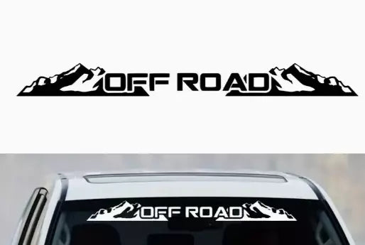 Off Road 4x4 winscreen decal free post UK seller