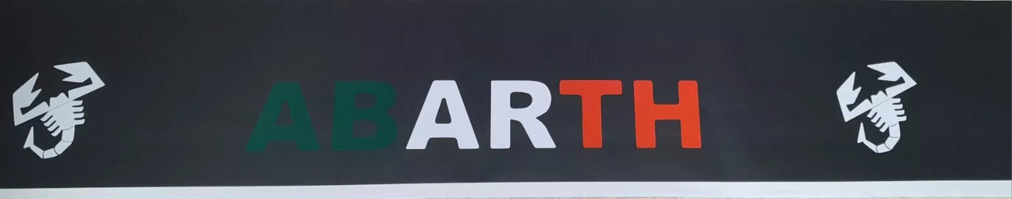 Sunstrip Abarth Fits Any Fiat 500Car Window Stickers Decals Windscreen Sun-strip