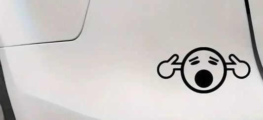 too loud Funny Vinyl Bumper Sticker Decal Van Car Graphics Jdm