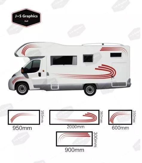 MOTORHOME GRAPHICS STICKERS DECALS CAMPER VAN CARAVAN HORSEBOX  03