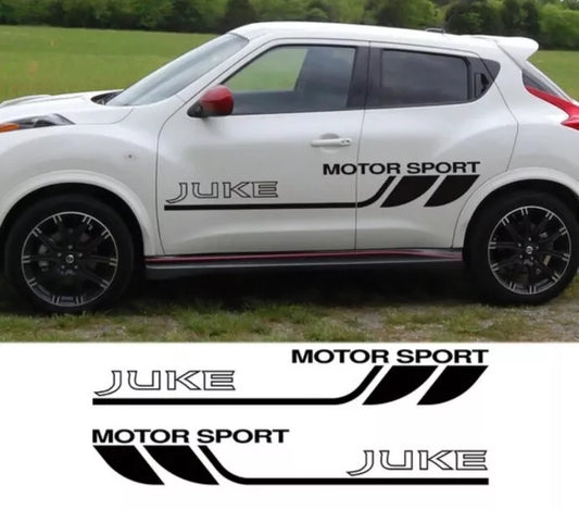 NISSAN JUKE Decals / Stickers left and Right side stripes