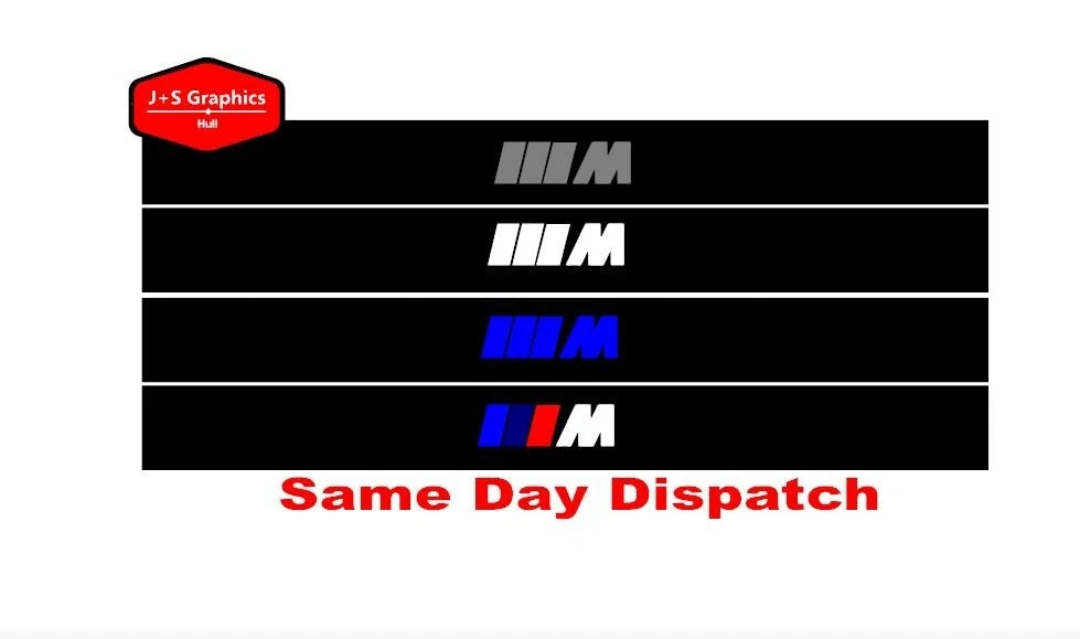 BMW performance  Motorsport Universal Sunstrip Decal UK seller series 1, 2 , 3