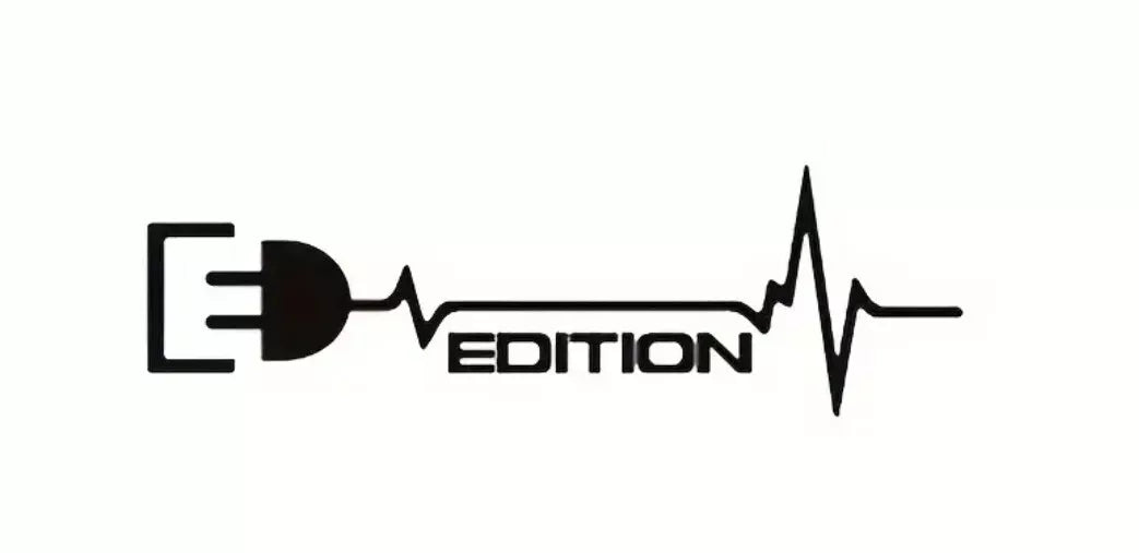 ELECTRIC CAR Sticker Funny Window Bumper VAN DUB 4X4 Truck Car Vinyl Decal