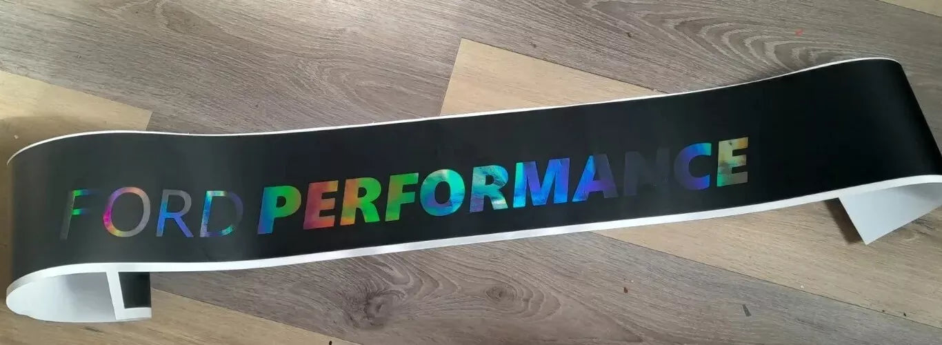 Performance Universal Sunstrip for Ford Fiesta  Focus Mondeo Holograph Oil Slick