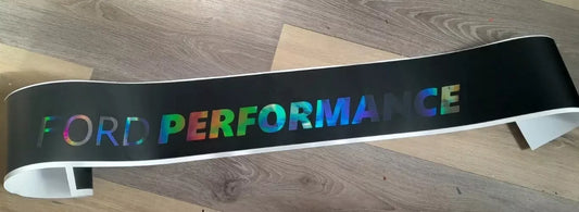 Performance Universal Sunstrip for Ford Fiesta  Focus Mondeo Holograph Oil Slick