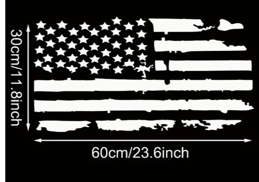 AMERICAN FLAG  STICKERS DECAL CAMPERVAN MOTORHOME CARAVAN VAN CAR