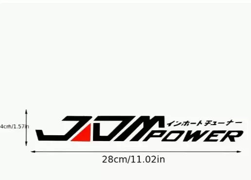 2x JDM Side Stripes Rising Sun Made Japan Flag Vinyl Sticker Decal