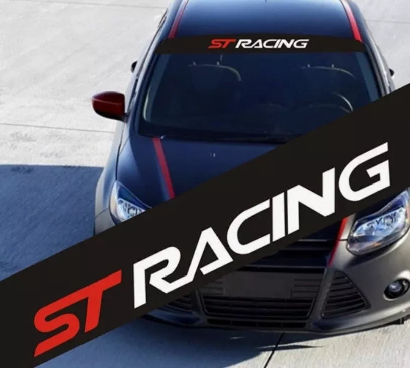 ST Racing Sunstrip decal Ford fiesta focus universal