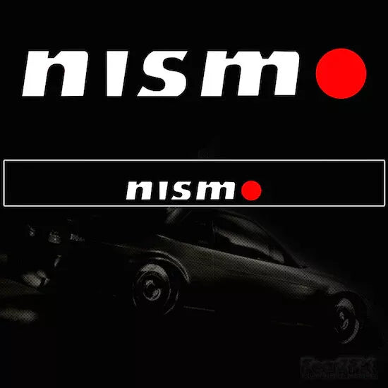 Nismo Nissan Motorsports International JDM Sunstrip Banner Windshield Car Decal
