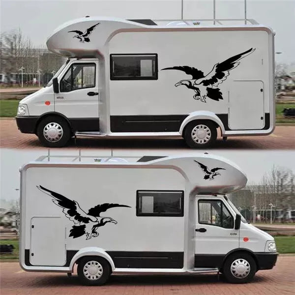 EAGLE GRAPHICS MOTORHOME VINYL STICKERS DECALS CAMPER CAR VAN CARAVAN HORSEBOX