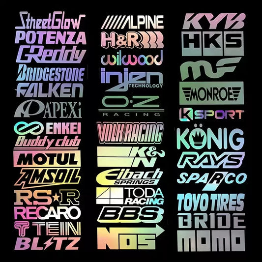 DOOR STACK racing logos graphic car sticker decals Sponsor Decals