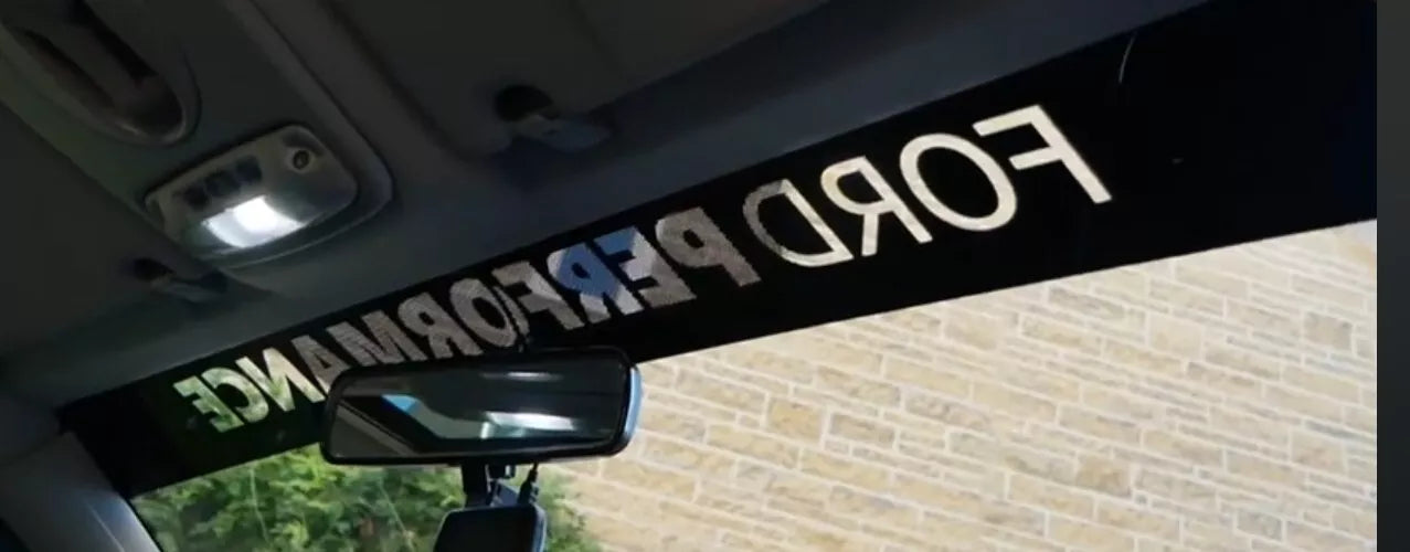 Performance Universal Sunstrip for Ford Fiesta Focus Mondeo Strip Cut Out Words