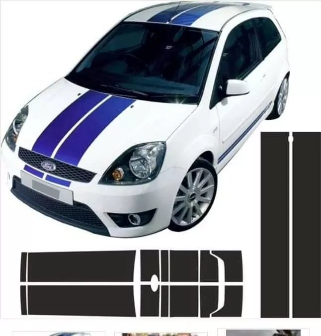 FORD MK6 FULL KIT GRAPHICS STICKERS DECALS VINYL ST FORD PERFORMANCE FIESTA