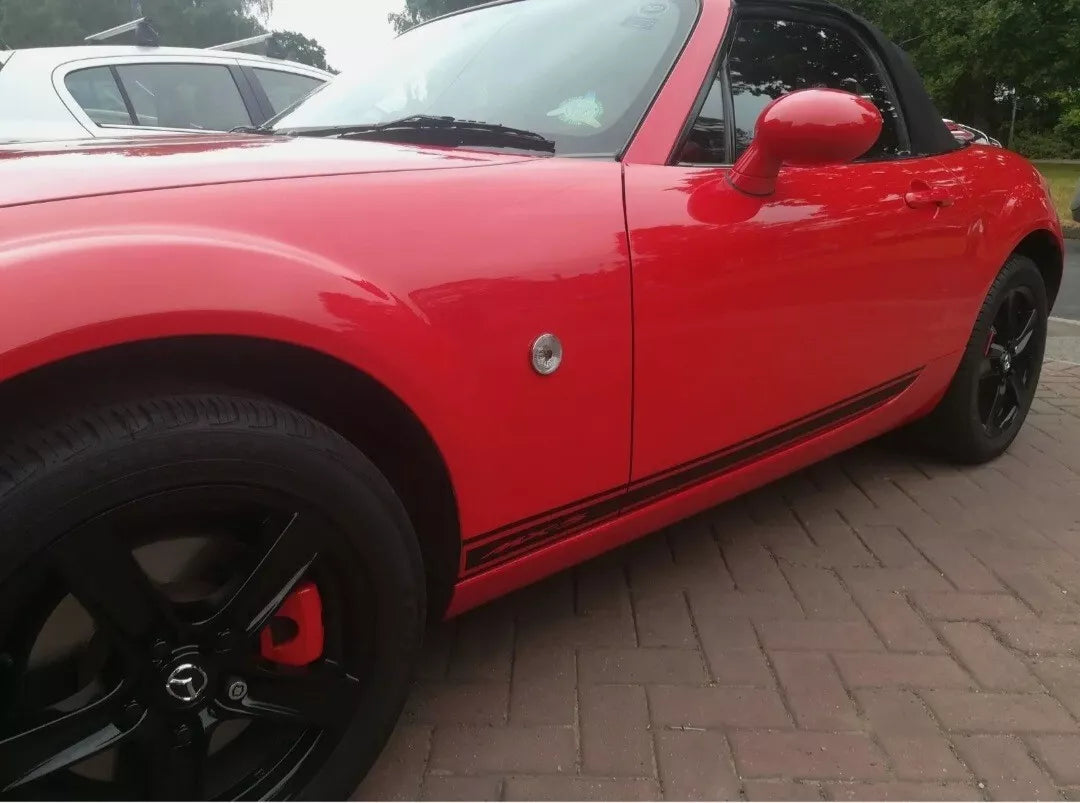 Mazda Door Graphics Vinyl Sticker Decal Mx5 pair uk seller free postage