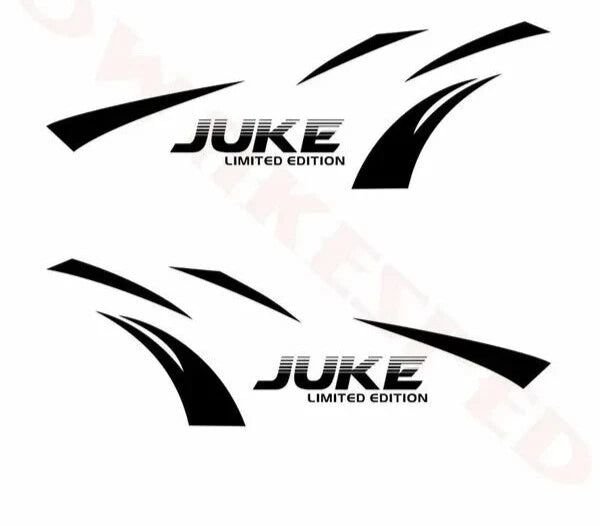 NISSAN JUKE Decals / Stickers left and Right side stripes