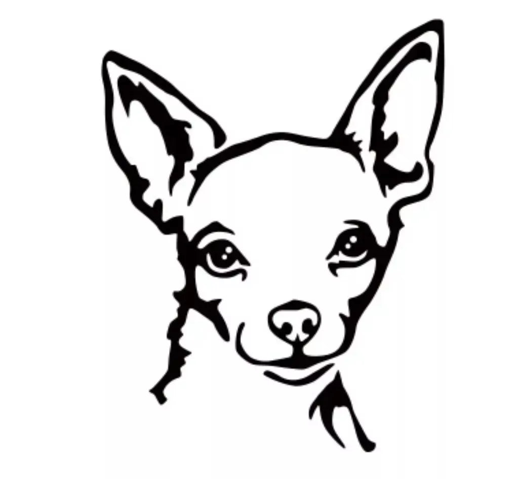 CHIHUAHUA CAR STICKERS DECALS BUMPER WINDOW VINYL FUNNY LAPTOP NOVELTY DOG