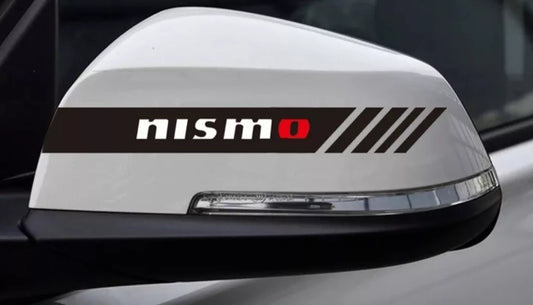 Nissan Nismo sport VINYL WING MIRROR DECALS STICKERS x2 decal graphics JDM