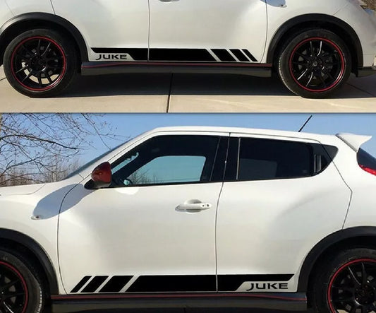 NISSAN JUKE Decals / Stickers left and Right side stripes