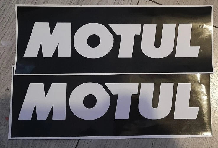 MOTUL sticker/decal x2 motor oil rally racing vinyl graphic decal car