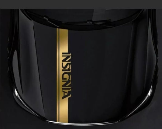 Vauxhall insignia bonnet racing stripes decals graphics stickers