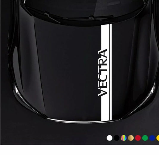 Vauxhall vectra bonnet racing stripes decals graphics stickers