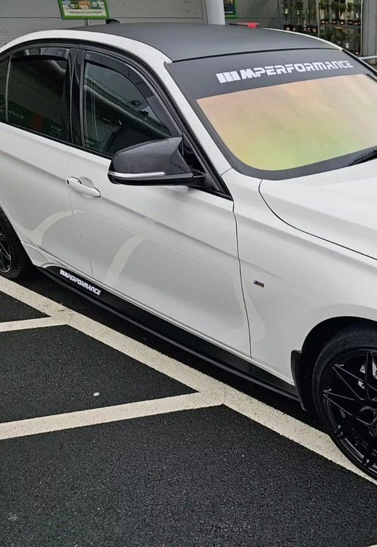 2 x For BMW 3 and 1 Series M PERFORMANCE SIDE SKIRT M Sport VINYL STICKERS DECAL