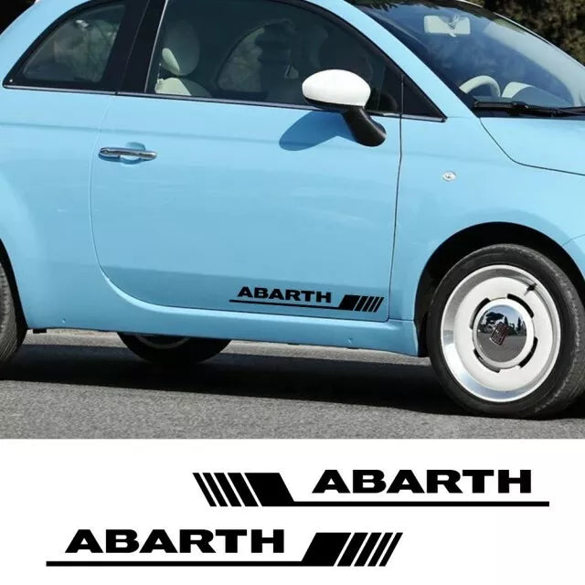 FIAT 500Abarth Tipo Car Side Door Stickers DIY Vinyl door decals graphics