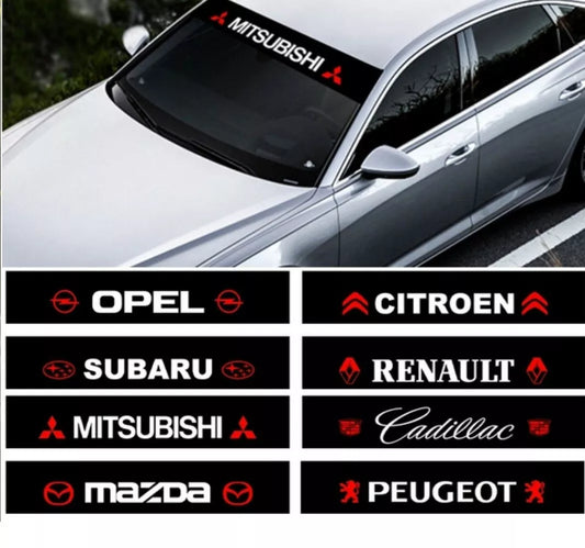 Universal Sunstrip to Fit all cars Vinyl Decal Banner Graphic motorsport