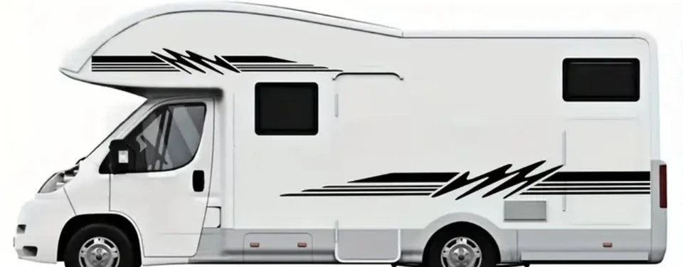 MOTORHOME GRAPHICS STRIPES UNIVERSAL ANY CAMPER VAN CARAVAN STICKERS DECAL