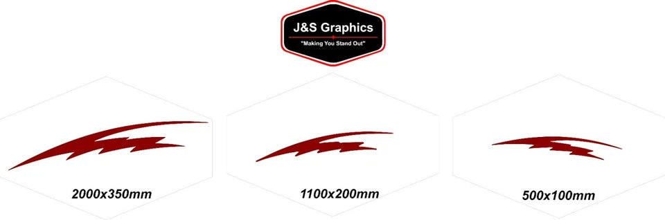 Motorhome Stripes Vinyl Stickers - Camper Van Horsebox Caravan RV Decals Graphic