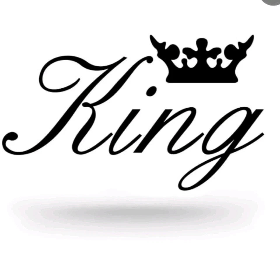 King Car Window Sticker Bumper Decal JDM Drift DUB Euro Laptop Stance Show