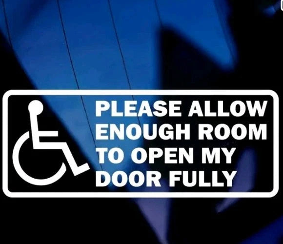 Wheelchair Access Stickers Disability Disabled Logo 100mm