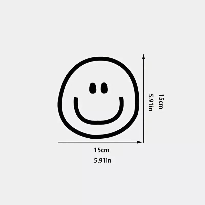 SMILEY Funny Car Sticker Drift JDM DUB Slammed Lowered Decal