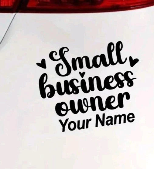 BUSINESS CUSTOM PERSONALISED NAME CAR WINDOW BUMPER STICKER VINYL DECAL LARGE