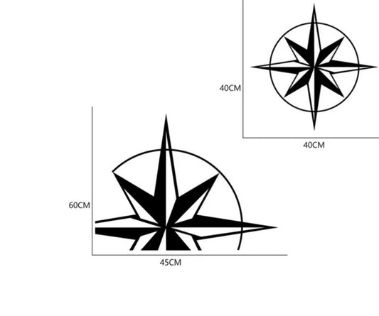 FORD TRANSIT COMPASS DOOR GRAPHICS STICKERS CAMPERVAN MOTORHOME